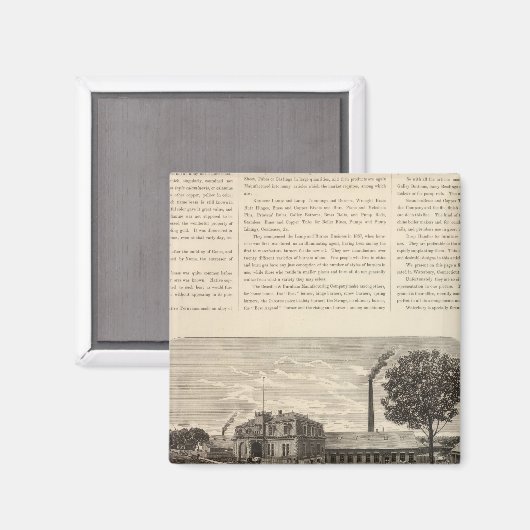 Benedict and Burnham Manufacturing Company Magneet (Voorkant / Achterkant)