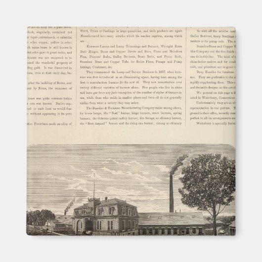 Benedict and Burnham Manufacturing Company Magneet (Voorkant)