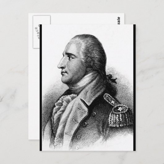 Benedict Arnold.  Kopie van_War-Afbeelding Briefkaart (Voorkant / Achterkant)