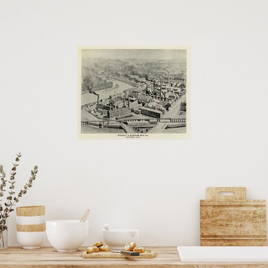 Benedict & Burnham Mfg Co. Poster (Keuken)