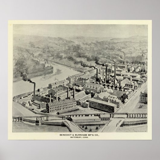 Benedict & Burnham Mfg Co. Poster (Voorkant)