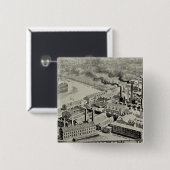 Benedict & Burnham Mfg Co. Vierkante Button 5,1 Cm (Voorkant /achterkant)