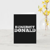 Benedict Donald President Trump protesteert Kaart (Gele Bloem)