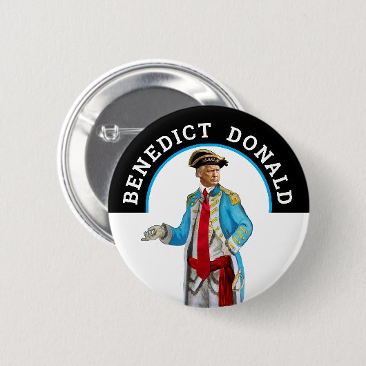 Benedict Donald Ronde Button 5,7 Cm (Voorkant /achterkant)