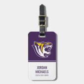 Benedict Tijger Bagagelabel (Voorkant verticaal)