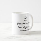 Benedict XVI citaat: Hope Koffiemok (Voorkant rechts)