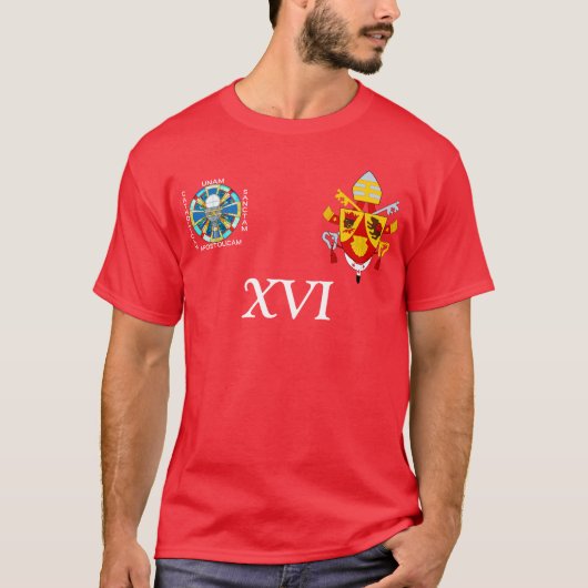 Benedict XVI soccer jersey T-shirt (Voorkant)