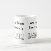 Benedicte periodieke lijstnaam mok (Center)