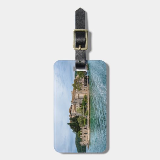 Benedictijner klooster op Mljet-eiland - Kroatië Bagagelabel (Voorkant verticaal)