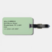 Benedictijner klooster op Mljet-eiland - Kroatië Bagagelabel (Achterkant horizontaal)