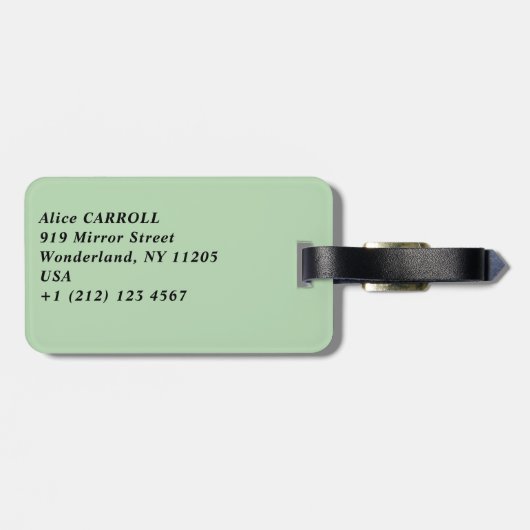 Benedictijner klooster op Mljet-eiland - Kroatië Bagagelabel (Achterkant horizontaal)