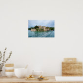 Benedictijns klooster op het eiland Mljet - Kroati Poster (Keuken)