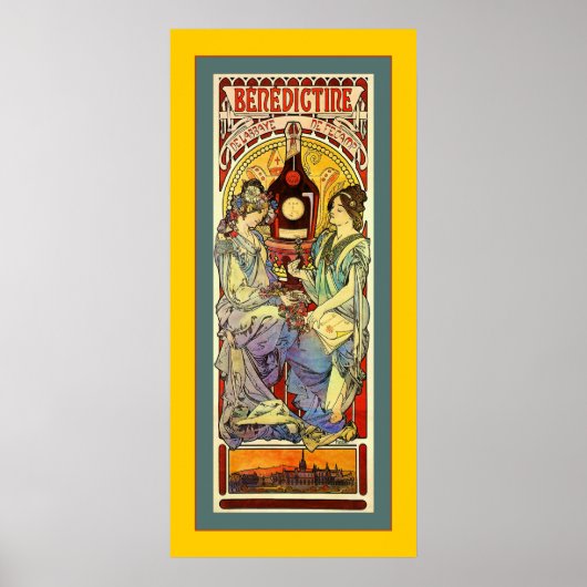 Benedictine ~  Adverteren Poster (Voorkant)