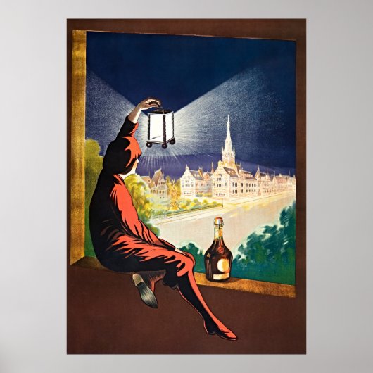 Benedictine Bliss: Hoogste vintage posterkunst Poster (Voorkant)