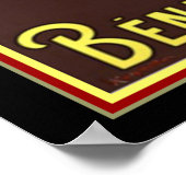 Benedictine Cognac Ad door Cappiello 16 x 20 Poster (Hoek)