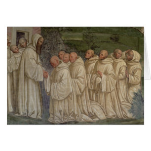 Benedictine Monks uit het leven van St. Benedict (