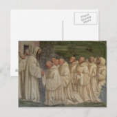 Benedictine Monks uit het leven van St. Benedict ( Briefkaart (Voorkant / Achterkant)