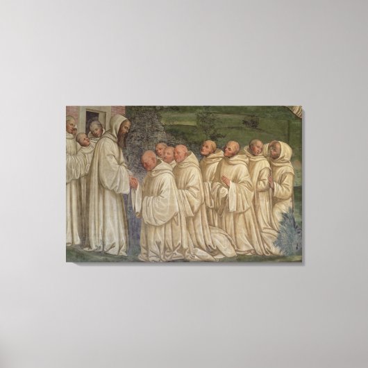 Benedictine Monks uit het leven van St. Benedict ( Canvas Afdruk (Voorkant)