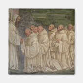Benedictine Monks uit het leven van St. Benedict ( Magneet (Voorkant)