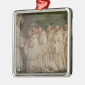 Benedictine Monks uit het leven van St. Benedict ( Metalen Ornament (Links)
