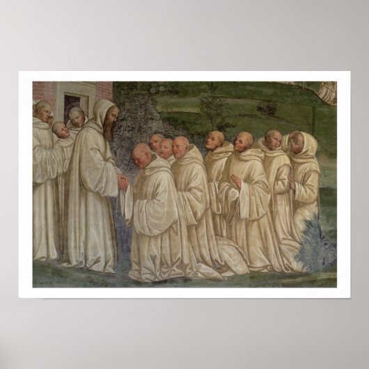 Benedictine Monks uit het leven van St. Benedict ( Poster (Voorkant)