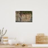 Benedictine Monks uit het leven van St. Benedict ( Poster (Keuken)