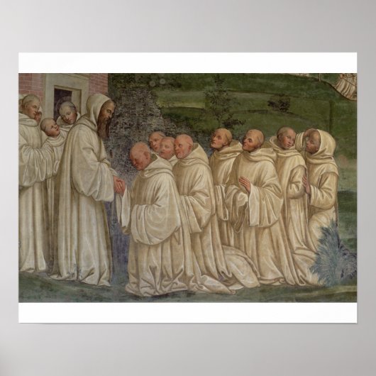 Benedictine Monks uit het leven van St. Benedict ( Poster (Voorkant)