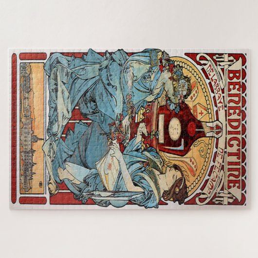 Bénédictine van Alphonse Mucha Legpuzzel (Horizontaal)