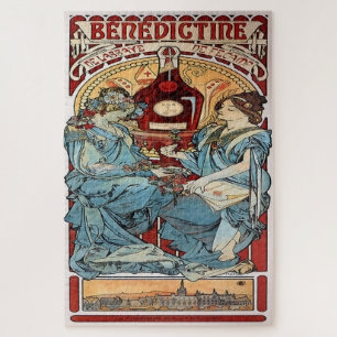 Bénédictine van Alphonse Mucha Legpuzzel