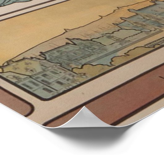 Bénédictine van Alphonse Mucha Poster (Hoek)