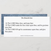 Benediction Prayer Kaart (Voorkant / Achterkant)