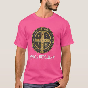 Benedictus Medal Traditioneel Latijns-katholiek T-shirt