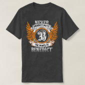 Benedictus naam Shirt onderschat nooit de kracht (Design voorkant)