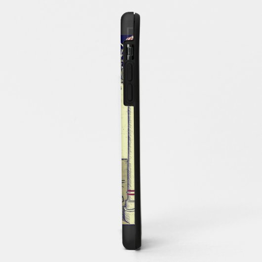 Benedictus van Nursia abt van Monte Cassino Case-Mate iPhone Case (Achterkant/links)