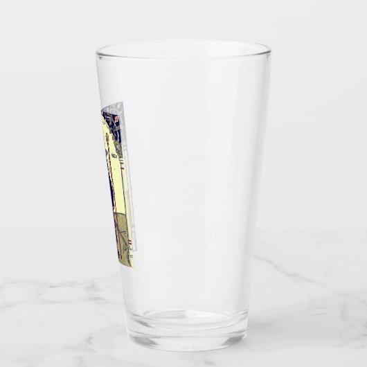 Benedictus van Nursia abt van Monte Cassino Glas (Links)