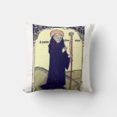 Benedictus van Nursia abt van Monte Cassino Kussen (Voorkant)