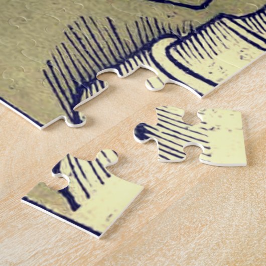 Benedictus van Nursia abt van Monte Cassino Legpuzzel (Zijkant)