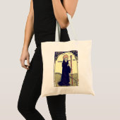 Benedictus van Nursia abt van Monte Cassino Tote Bag (Voorkant (product))