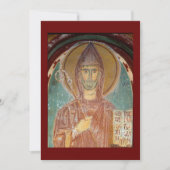 Benedictus van Nursia icoon gebedskaart Feestdagenkaart (Voorkant)