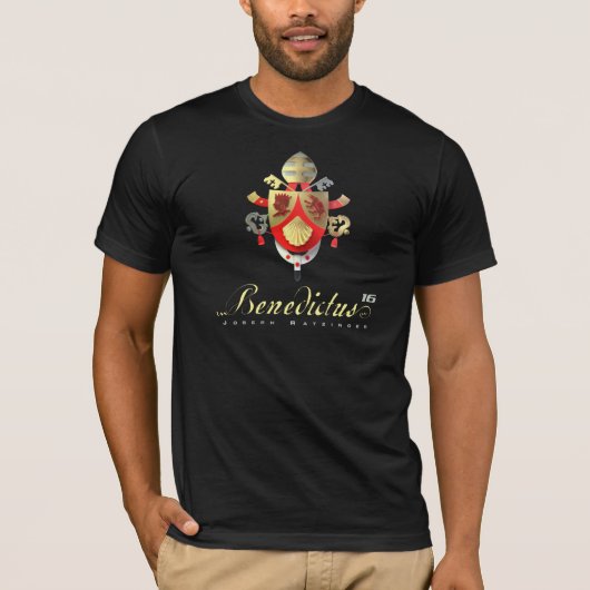 Benedictus XVI wapenschild T-shirt (Voorkant)