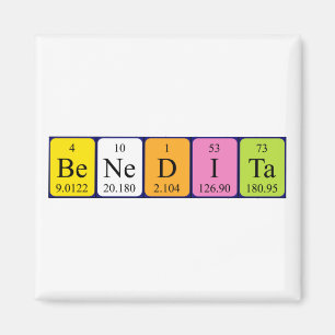 Benedita periodiek table name magnet