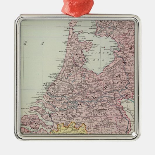 Benelux-landen Metalen Ornament (Voorkant)