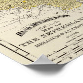 Benelux-landen Poster (Hoek)