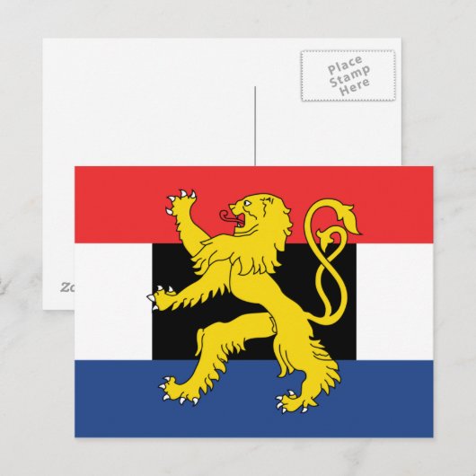 Benelux-vlag Briefkaart (Voorkant / Achterkant)