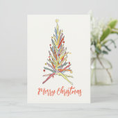 Benentree Kerstmis Kerstkaart (Staand voorkant)