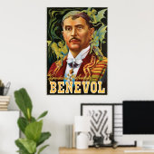 Benevol ~ Italiaans Magisch  Magisch Magisch Magis Poster (Thuiskantoor)
