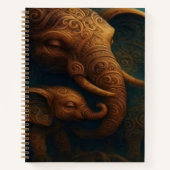 Benevolent Elephants Sketch Notebook Notitieboek (Voorkant)