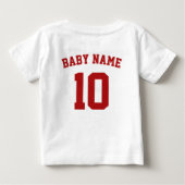 Benfica Baby Jersey Rompertje (Achterkant)