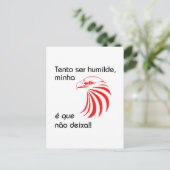 Benfica Briefkaart (Staand voorkant)