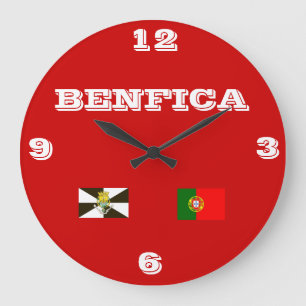 Benfica Portugal Wallklok Grote Klok